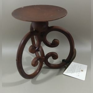 Pomeroy Montana Rustic Coral Pillar Candle Holder NEW 5.5 Inch